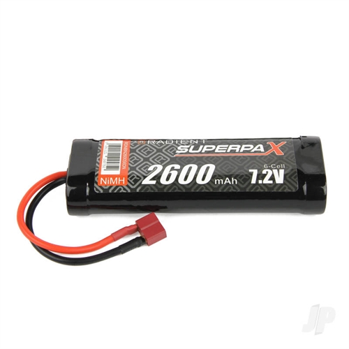 NiMH 7.2V 2600mAh SC Stick Pack, Deans (HCT)