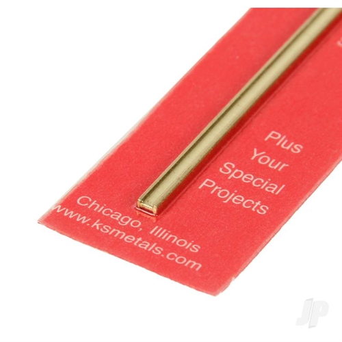 [815013] 1/8x1/16in 12in I-Beam Brass