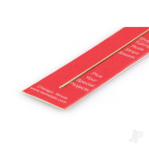 [815035] 1/32in 12in Round Brass Tube, .006in Wall
