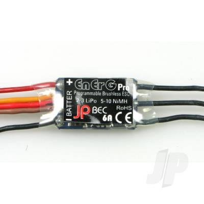 EnErG Pro 6 BEC ESC (6A) (2-3 Cells)