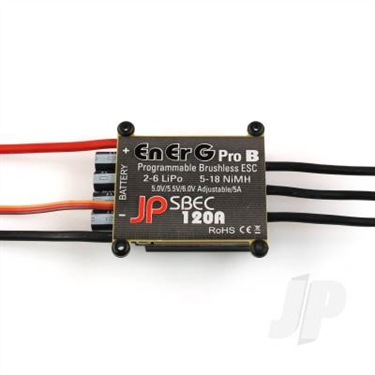 EnErG Pro B-120 SBEC ESC (120A) (2-6 Cells)