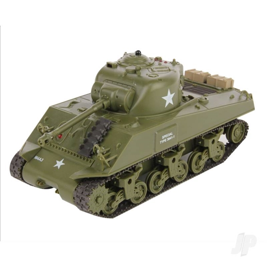 Henglong 1/30 RC Char De Combat Sherman M4A3 3841-01 2,4 G