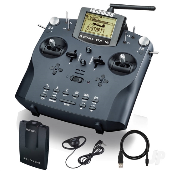 Multiplex ROYAL SX Elegance 16 ChannelTransmitter with Souffleur