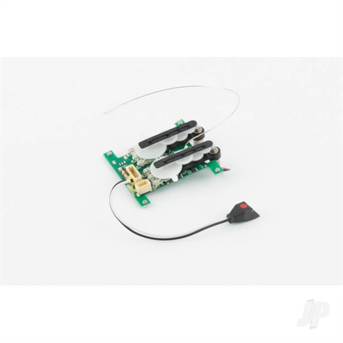 AZS1356 Control Unit 3-in-1, 4-Channel; Rx/2 SX/ESC (Taylorcraft 130)