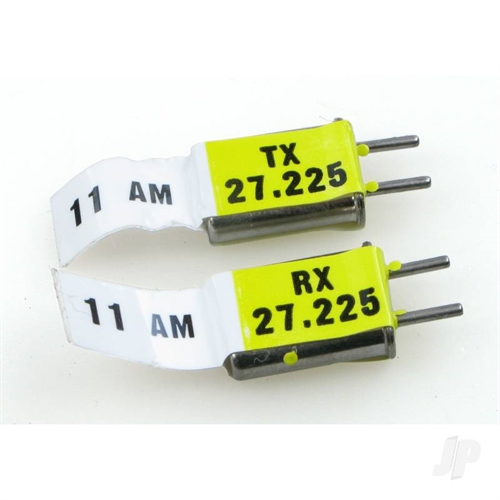 9943480 E122 CRYSTAL - AM 27MHZ (1 PR Tx & Rx)