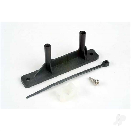 Speed control mounting plate / cable tie-down