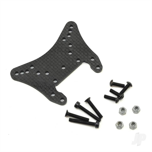 Carbon Front Shock Tower (1 set) (Karoo)