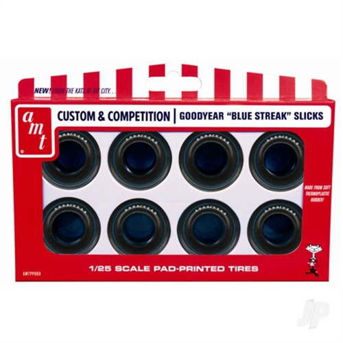 1:25 Goodyear ""Blue Streak"" Drag Slicks Parts Pack