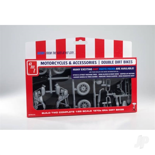 1:25 Motorcyle Parts Pack ""Double Dirt Bike