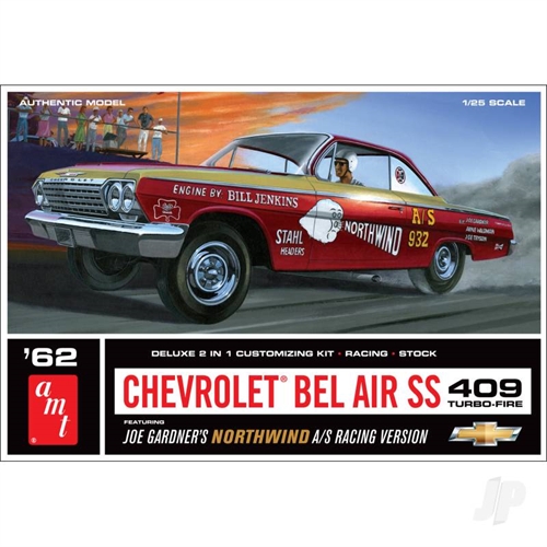 1:25 1962 Chevy Bel Air SS 409 - Joe Gardner Racing version