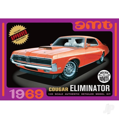 1:25 1969 Mercury Cougar - White