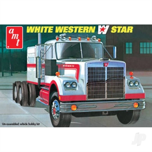 125 White Western Star Semi Tractor