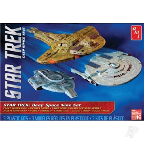 1:2500 Star Trek Cadet Series Deep Space 9 - 3 ship set SNAP