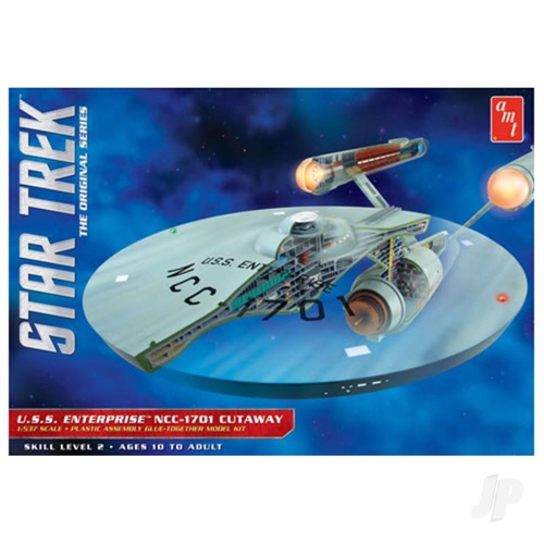 1:537 Star Trek TOS Enterprise Cutaway