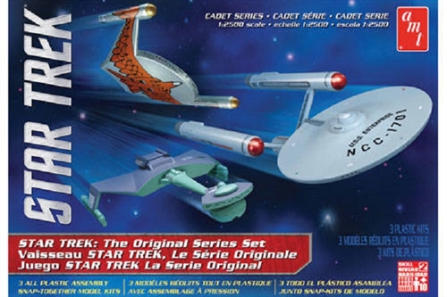 12500 Star Trek Cadet Series TOS Era Ship Set SNAP