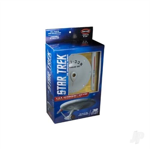 11000 Star Trek TOS USS Enterprise Window Box Pre-decorated Snap Kit