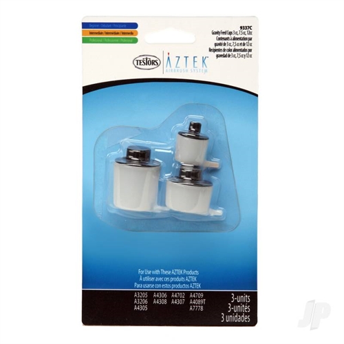 "Top Feed Cups (3) 3.0cc, 7.5cc, 12.0cc"