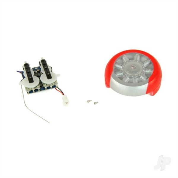 3-Channel, 3-in-1 Control Unit, Rx/ 2 Servo/ESC (Sopwith Pup)