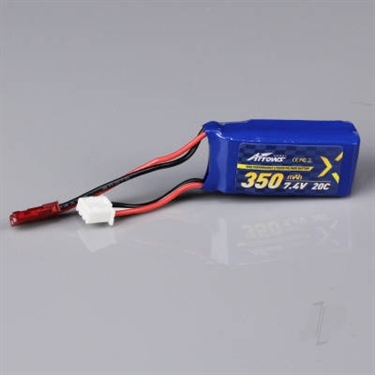 LiPo 2S 350mAh 74V 20C JST for Pioneer