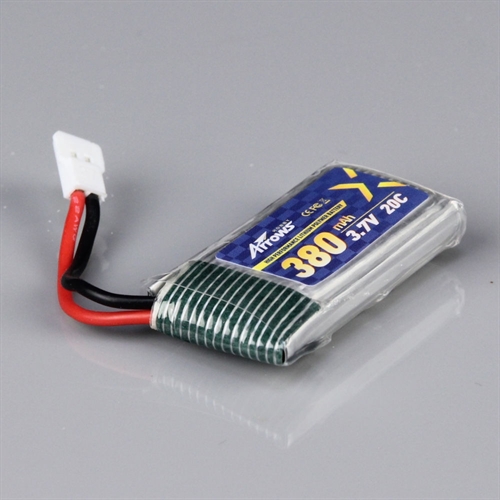 LiPo 1S 380mAh 37V 20C JST Hawk Eye