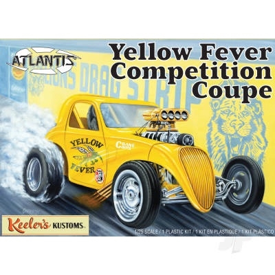 1:25 Yellow Fever Dragster Keelers Kustoms