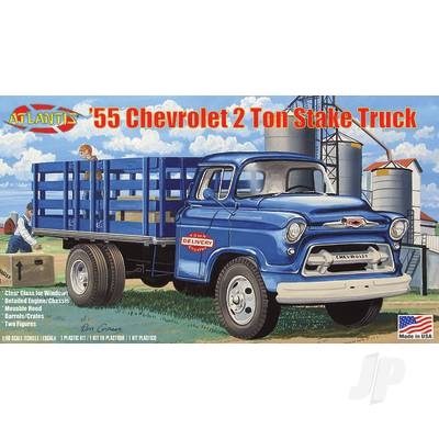 1:48 1955 Chevy Stake Truck with Glass