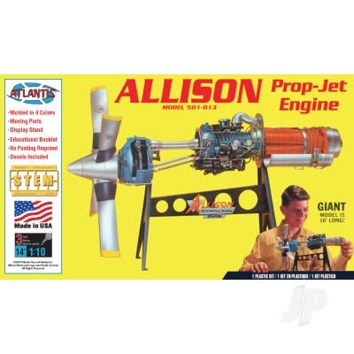 1:10 Allison Prop Jet 501-D13 Engine