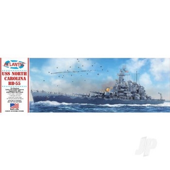1500 USS North Carolina BB-55 Battleship