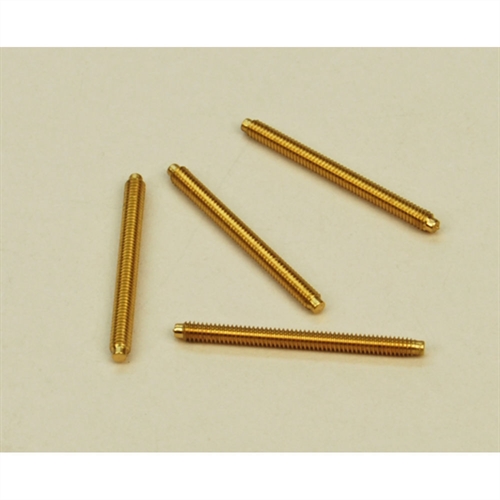 Sl17 Threaded Brass Rod 10ins M2 4x10