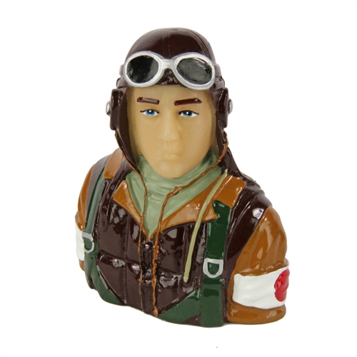 Japanese Pilot WWII Painted P201