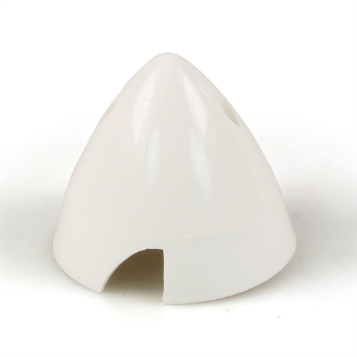 2 3/4in (69mm) White Nylon Spinner