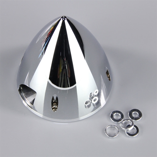 102mm Chrome Look Spinner with Aluminium Back Plate