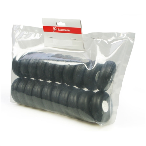 White Wheels 2 1/2in - (63mm) (20pcs)