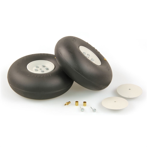 Smooth Inflatable Wheels 4.0in (2pcs)