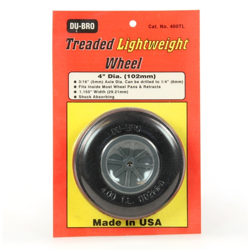 Treaded Lightweight Wheel 4.0ins