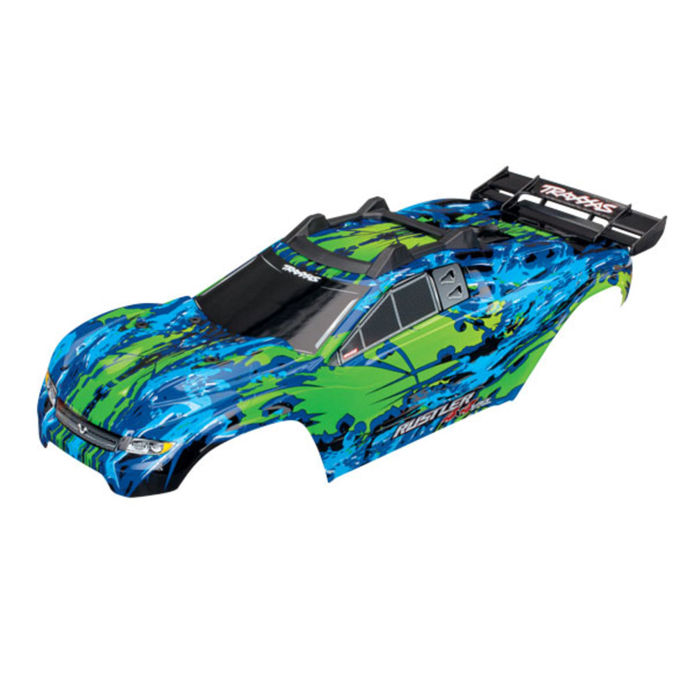 TRAXXAS Body, Rustler 4X4 VXL, Green 