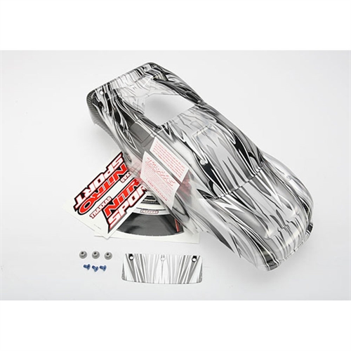 Body, Nitro Sport 2008,ProGraphix w/decal,wing & alu.hardw.