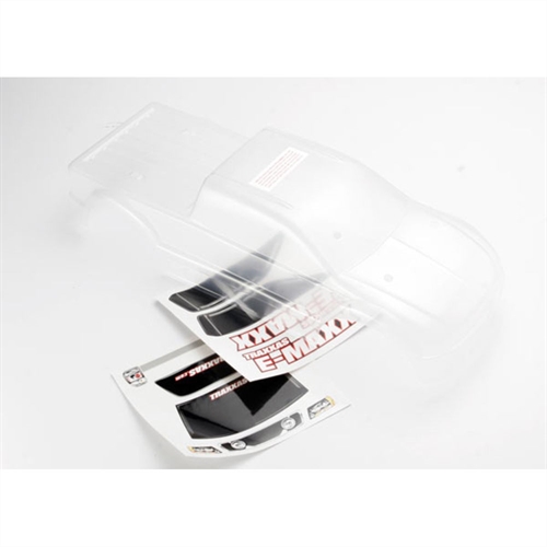 Body, E-Maxx (long wheelbase) (clear, )