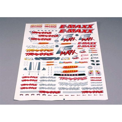 Decal sheet, E-Maxx