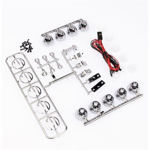 LED Crawler Light Bar Set (Electroplate)