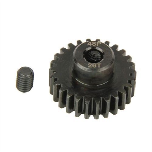 "Pinion Gear, 48P, Steel 26T"
