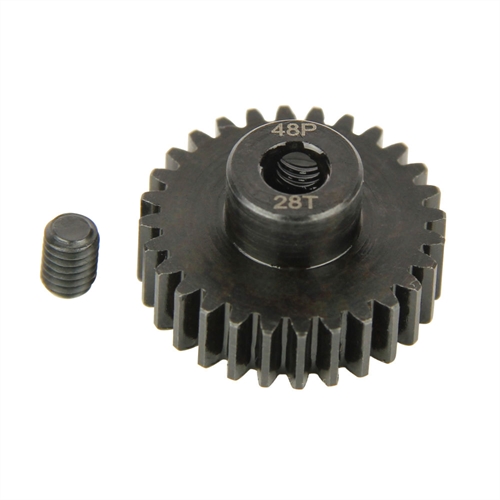 "Pinion Gear, 48P, Steel 28T"