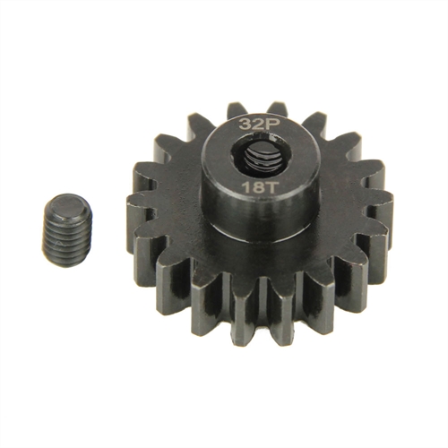 "Pinion Gear, 32P, Steel 18T"