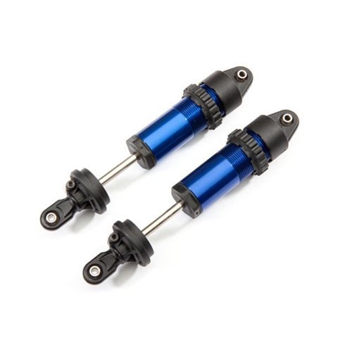 Shocks, GT-Maxx, blue-anodized(fully assembled w/o springs)