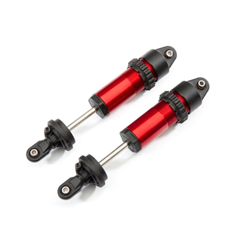 Shocks, GT-Maxx, red-anodized)(fully assembled w/o springs)
