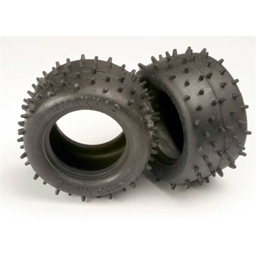 Tires, low-profile spiked 2.2" (2)