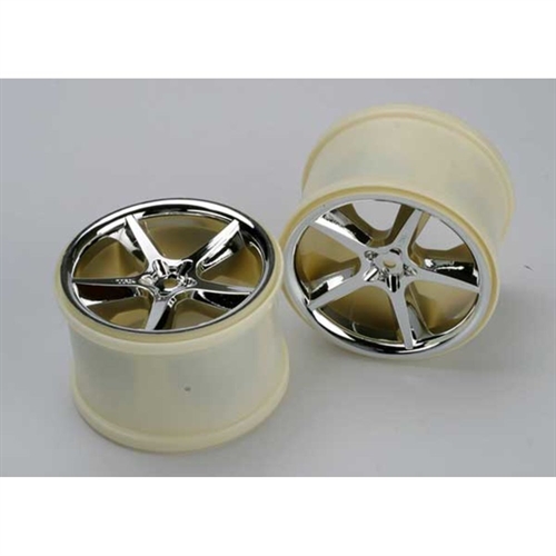 Wheels, Gemini 3.8" (chrome) (2) (also fits Maxx series)