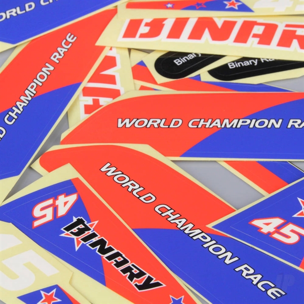 Red Colour Decal Stickers