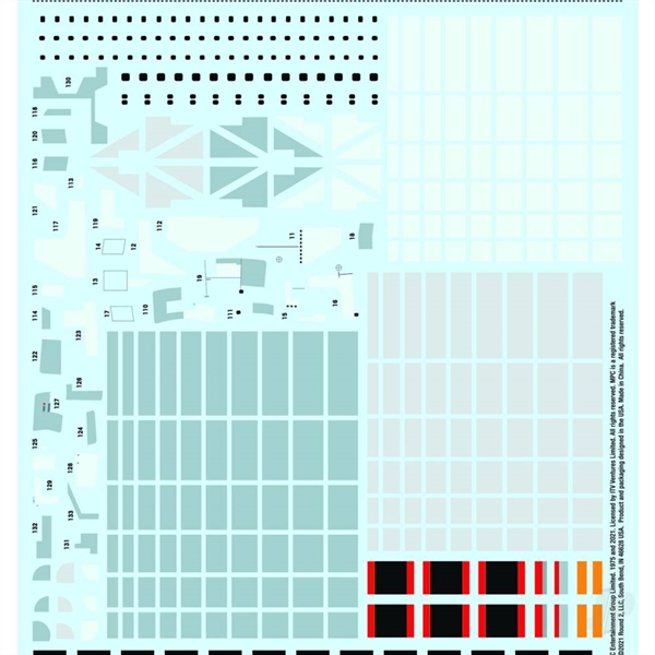 Space: 1999 22" Eagle Transporter Paneling Decals