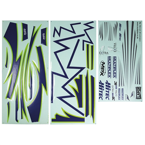 Decal Sheet Extra 330SC, Blue